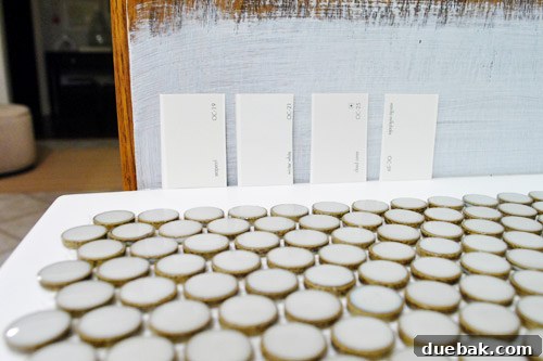 Four final paint swatches for kitchen cabinets