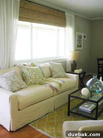 cheatinganimagelayoutphotograph Living room in disarray after a photoshoot, showing how items are moved for camera angles