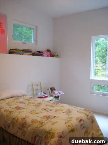 Another view of Olivia's children's room before the transformation