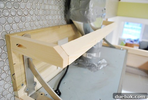 Build a Custom Wood Range Hood 15 Second Tier Frame Attached