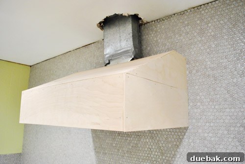 Build a Custom Wood Range Hood 20 Side Panels Attached, Structure Taking Shape