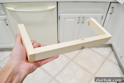 Build a Custom Wood Range Hood 21 Smallest Frame for Chimney Section