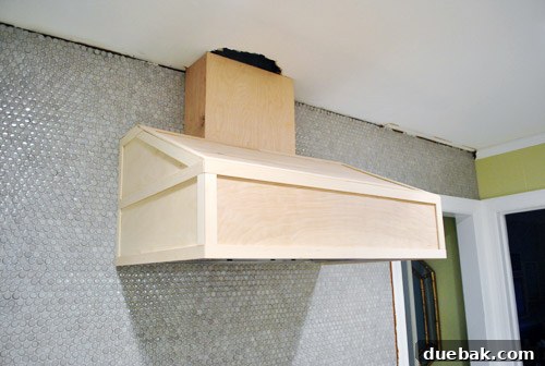 Build a Custom Wood Range Hood 29 Angled Trim Cuts on Sides