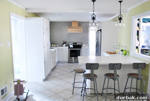 Build a Custom Wood Range Hood 32 Kitchen View with New Hood Cover