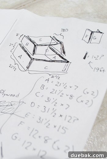 Build a Custom Wood Range Hood 6 Material Calculation Notes for Hood Cover
