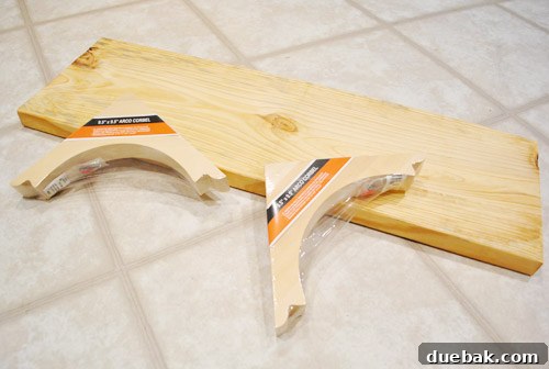 Stack of framing lumber boards, chosen for their potential as kitchen shelves.