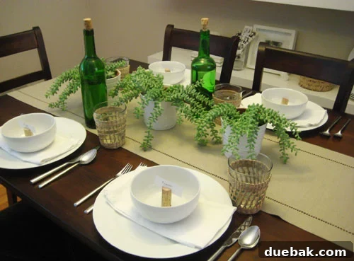placesettingtablesettingtutorialhowto7 Natural Table Setting with Succulents