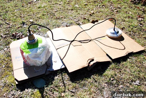 Pendant Light Makeover: Spray Painting Your Cord and Canopy 3 Close-up of the light fixture's silver components
