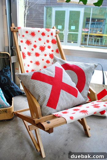 Exhibit B: Another unique textile design from Queen Bee Creations
