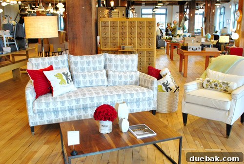 Interior of Schoolhouse Electric, showcasing their expanded home goods collection