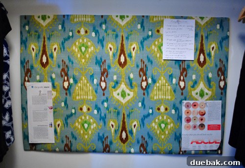 Health Reminders Pinned on Board