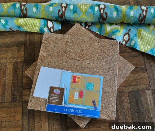 DIY Cork Board Materials
