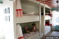 Red White and Teal Dreams: A Quad Bunk Retreat