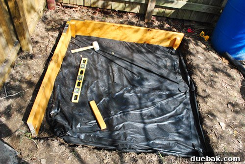 Sandbox frame assembly process
