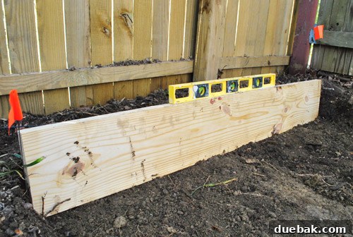 Framing lumber for sandbox