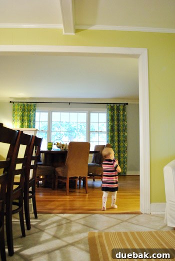 A wide shot of a home interior, showcasing a blend of finished and in-progress areas, symbolizing continuous evolution.