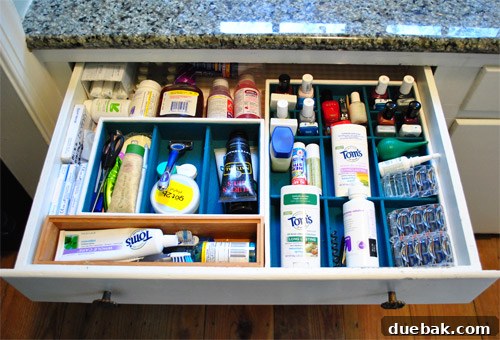 Clutter-Free Bathroom Drawers 10 Final organized bathroom drawer, a clear and functional storage solution