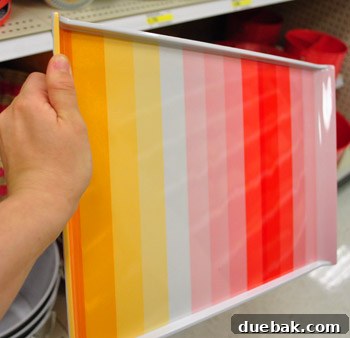 Gradated serving tray, a fun and modern accessory for entertaining or home display.