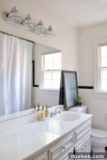 Old hall bathroom light fixture