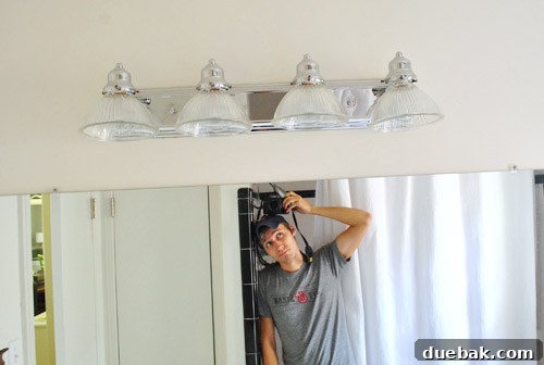 Removing old light fixture glass shades