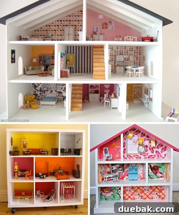 Inspiration image for a modern, simple dollhouse design