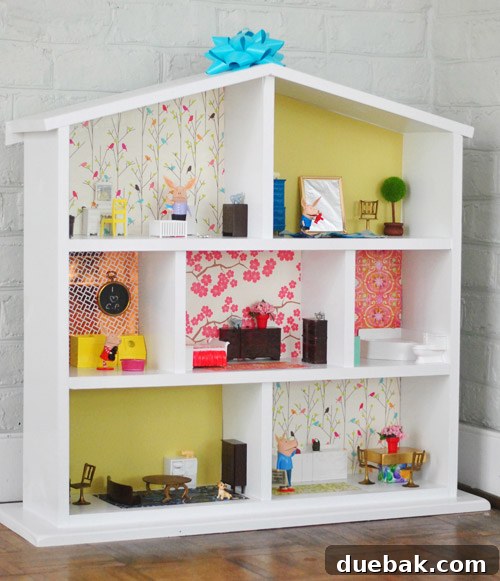 Pint-Sized Palaces: Decorating Your Dollhouse 26 Easy Modern Do It Yourself Dollhouse Build With Colorful Decorations