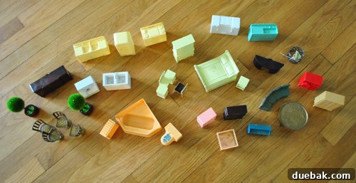 Pint-Sized Palaces: Decorating Your Dollhouse 8 Assortment Of Small Dollhouse Furniture