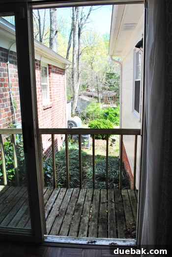 Rainy weather delaying the start of deck demolition.