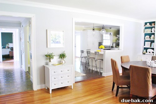 Kitchen Comfort and Style 13 Dining room art reflecting light from the window