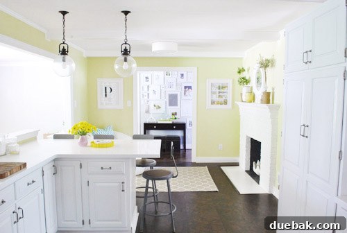 Kitchen Comfort and Style 7 Wide shot of the kitchen showing the rug in context with other elements