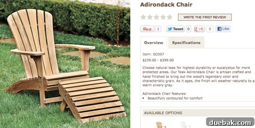 Bringing a Pop of Color to Our Side Patio with Red Adirondacks 17 Image of Contender 6: Adirondack chair from Ballard Designs in white or natural wood