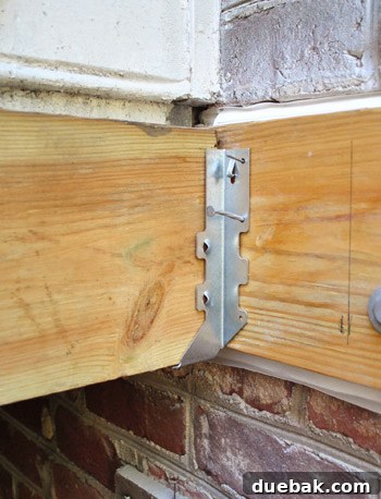 Sourcing Your Deck Building Materials 18 Temporary joist installed to assist with leveling