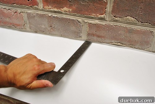 Sourcing Your Deck Building Materials 8 Measuring and bending vinyl flashing