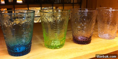 Colorful Stackable Drinking Glasses from World Market
