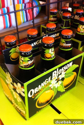 Orange Blossom Cream Soda bottle