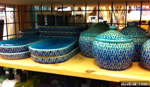 Turquoise and royal blue bathroom vessels