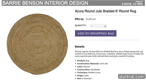 Elevating Our Home with the Right Rugs 4 New 100% jute round rug from Joss & Main for the home office.
