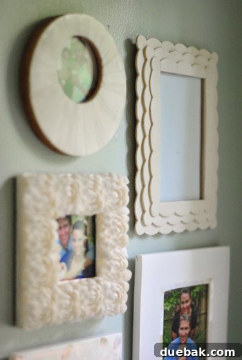 Every Year, A New Frame 19 The newly organized collection of unique capiz frames on the wall, showcasing individual designs
