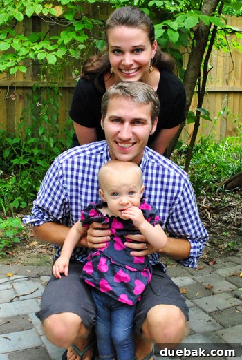 Every Year, A New Frame 5 Last year's anniversary family photo with one active child
