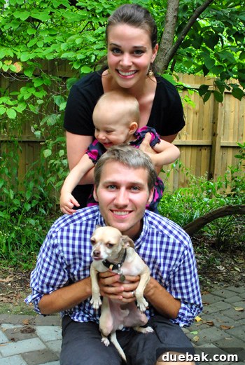 Every Year, A New Frame 6 Our family's current anniversary photo with both children, capturing a moment of family life