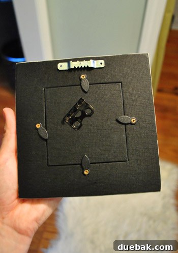 Every Year, A New Frame 10 Attaching hanging hardware to the back of a tabletop frame using strong adhesive