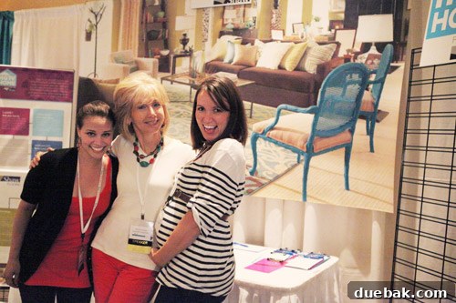 Group of women chatting and laughing at the Haven Conference