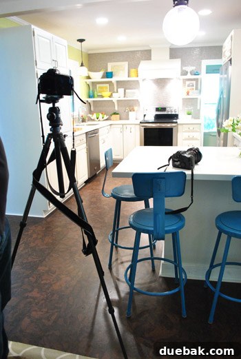 Fathers Day Fun with Furry Friends and Big Grins 4 Professional photography equipment set up for a New York Times kitchen photo shoot