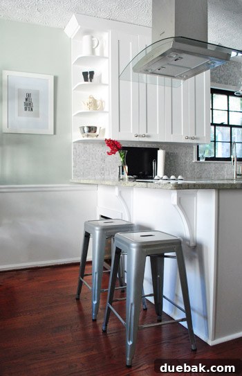 Laundry Room / Pantry with DIY Clothespin Chandelier