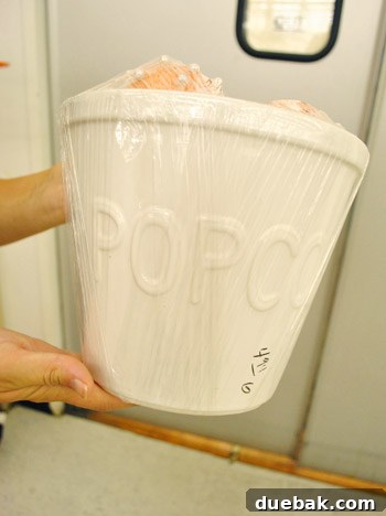 Large Crate & Barrel popcorn bowl