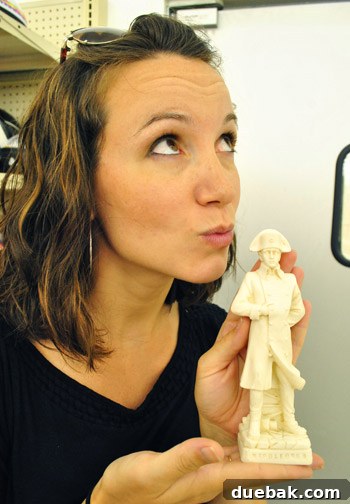 Small ceramic Napoleon figurine