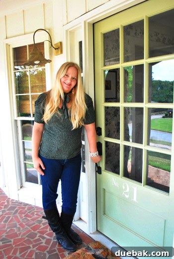Vibrant Home Breakthrough 4 Portrait of Julie, the homeowner and designer behind Milk & Honey Home.