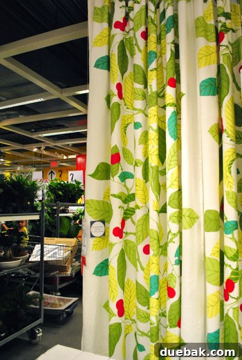 Timeless IKEA curtains, a consistent favorite for their style and functionality