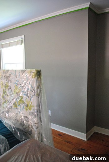 Bedroom before painting