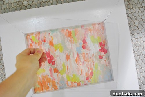 Kitchen Art with Acrylic Protector